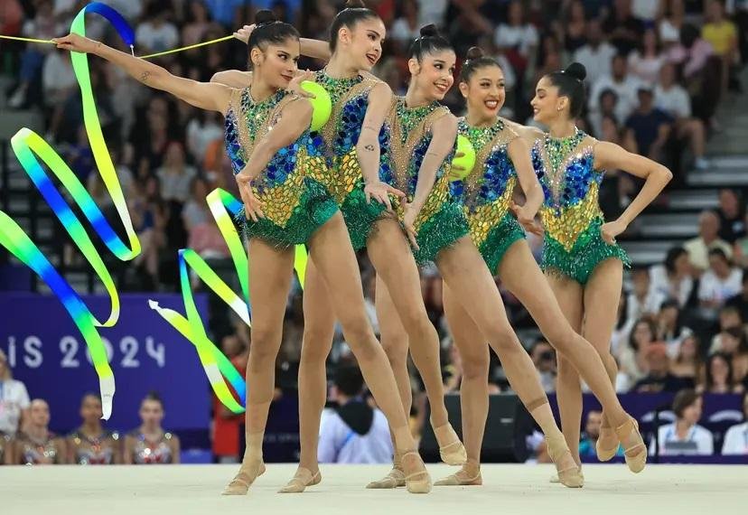 Brasil havia terminado a primeira rodada em quarto lugar com 35.950 no somat&oacute;rio mas depois de les&atilde;o de Vict&oacute;ria acabou em nono