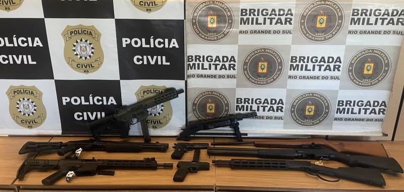Opera&ccedil;&atilde;o recuperou armas furtadas em Novo Hamburgo