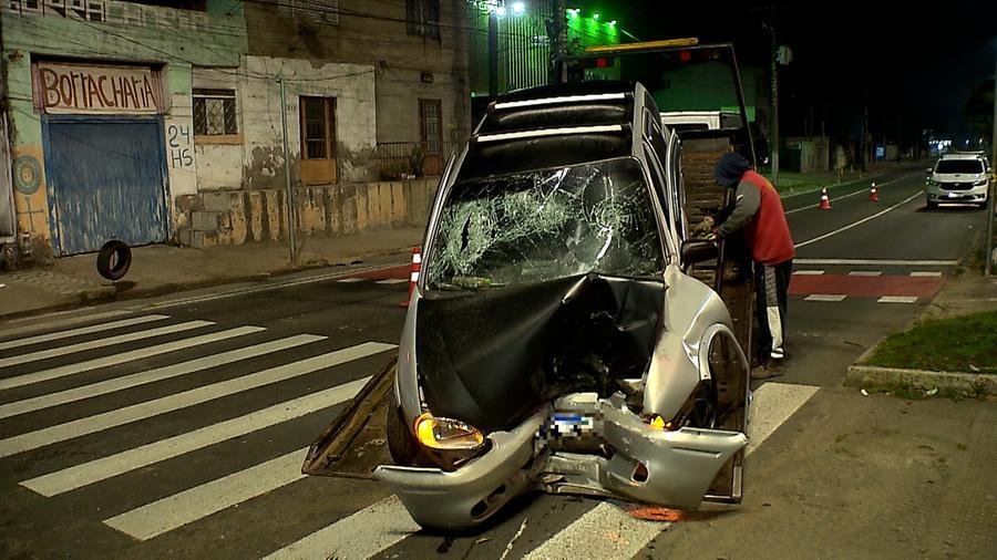 Acidente ocorreu na avenida Bento Gon&ccedil;alves