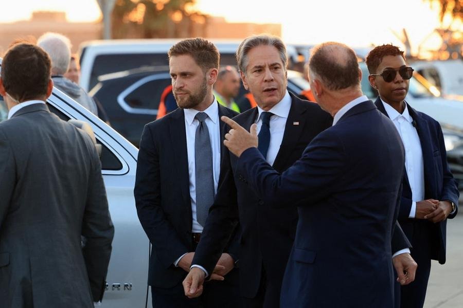Blinken faz sua nona viagem oficial em meio aos confrontos