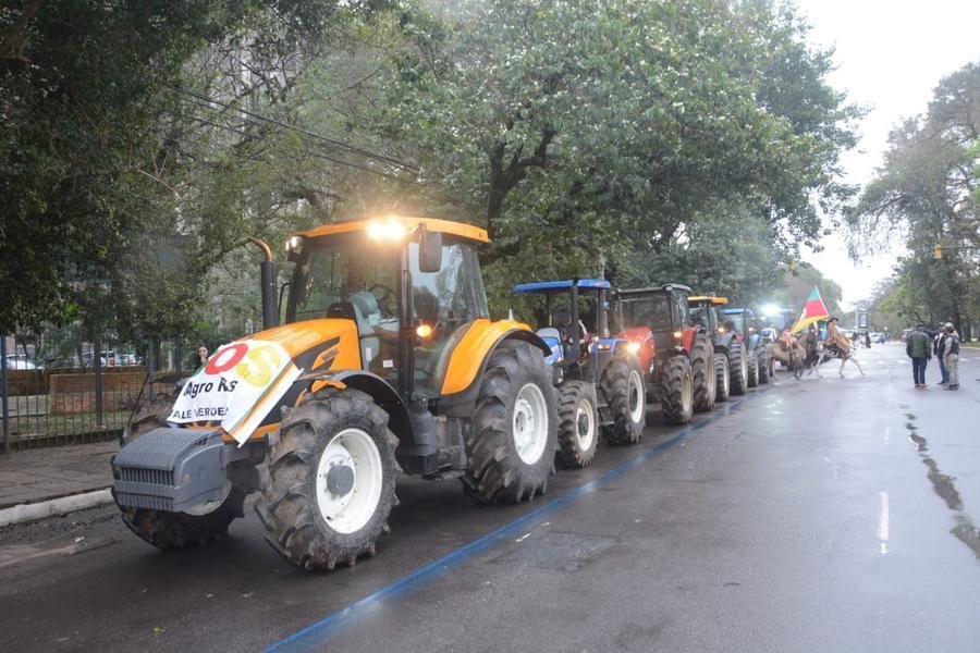 Agricultores realizaram tr&ecirc;s protestos em menos de dois meses no RS