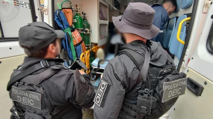 Resgate foi feito pela 1&ordf; Delegacia de Roubos do Departamento Estadual de Investiga&ccedil;&otilde;es Criminais (Deic)