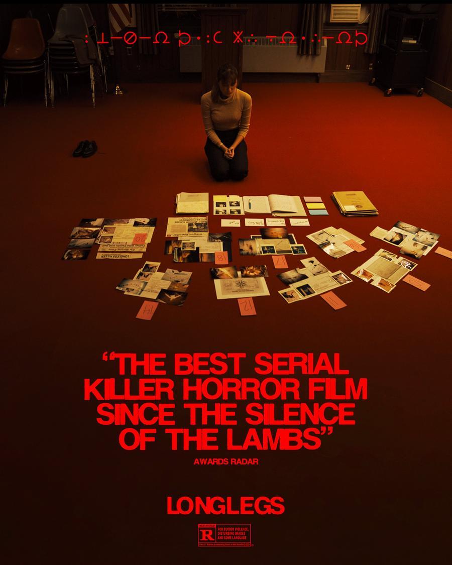 "Longlegs: V&iacute;nculo Mortal" estreia nesta semana nos cinemas
