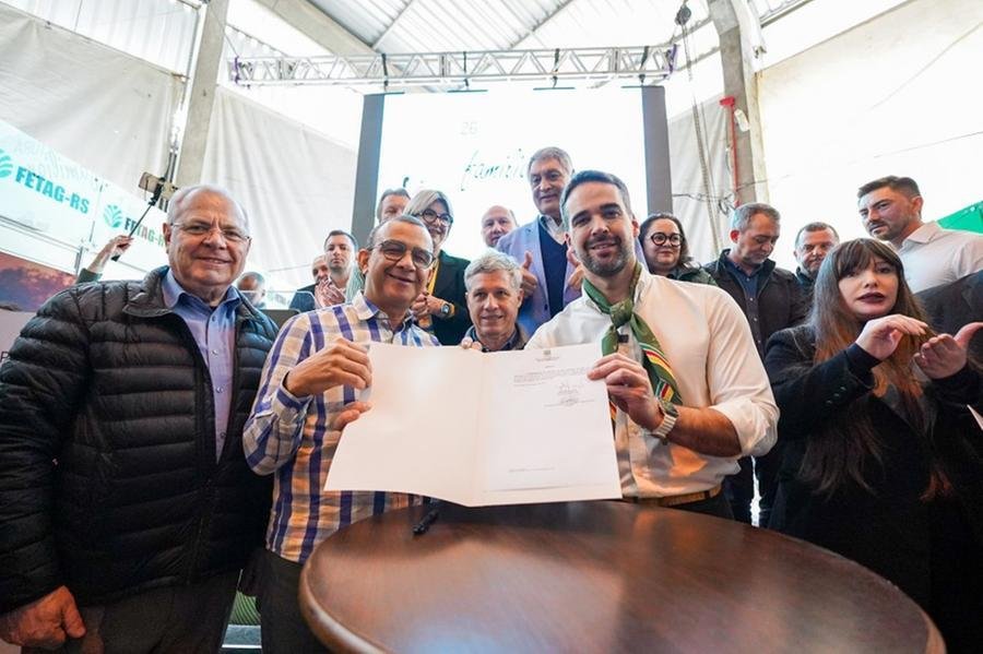An&uacute;ncio aconteceu durante a inaugura&ccedil;&atilde;o do Pavilh&atilde;o da Agricultura Familiar da 47&ordf; Expointer