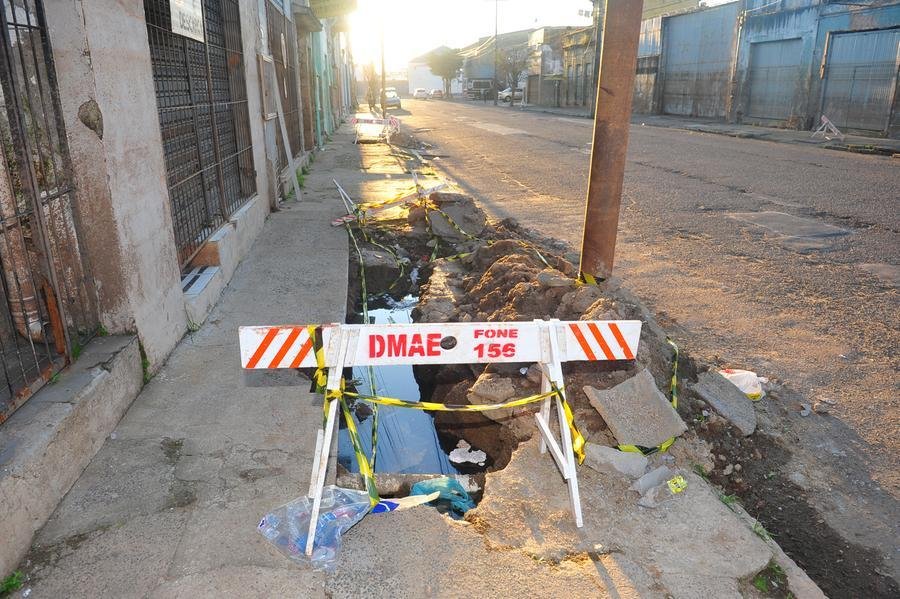 Rua do Parque, no bairro S&atilde;o Geraldo, &eacute; uma das prejudicadas por alagamentos
