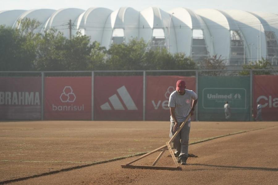 Campo de treinamento teve de ser recuperado