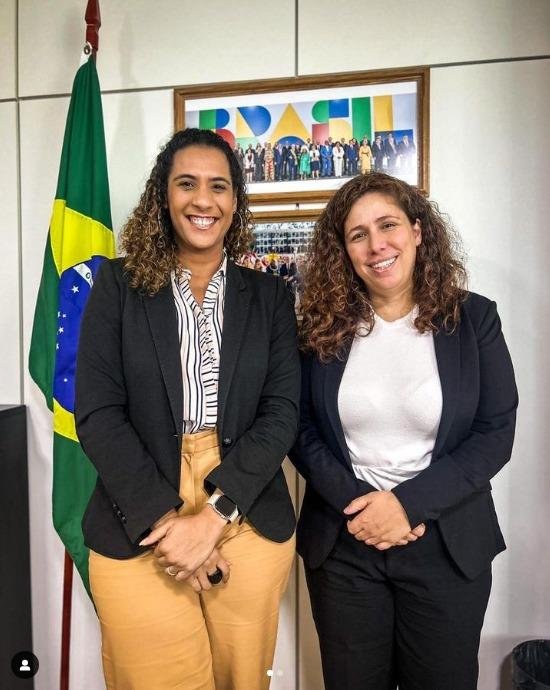 Anielle Franco e Esther Dweck
