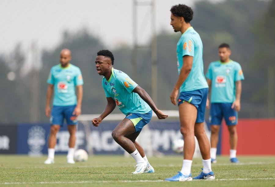 Vini Jr &eacute; a esperan&ccedil;a de gols do ataque brasileiro
