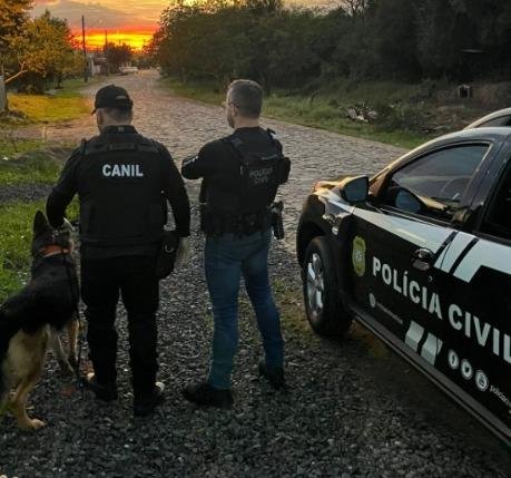 Pol&iacute;cia Civil efetuou a&ccedil;&atilde;o contra faccionados em Sapiranga