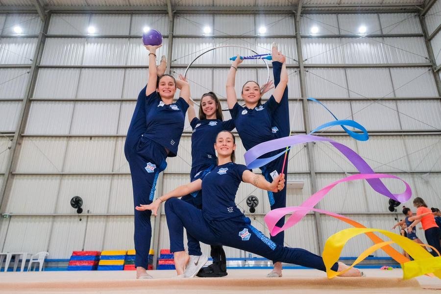 Atletas do Gr&ecirc;mio N&aacute;utico Uni&atilde;o competem no Campeonato Brasileiro de Gin&aacute;stica R&iacute;tmica