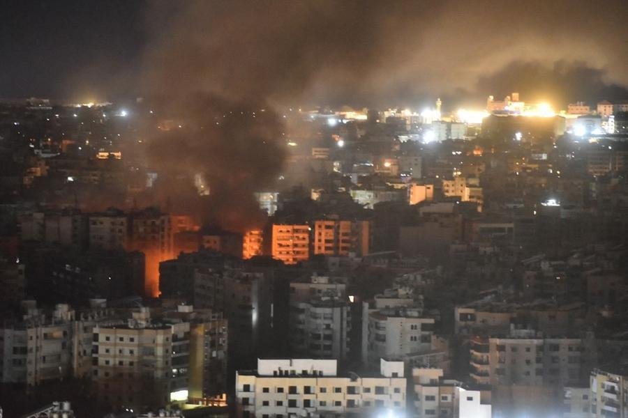 Capital libanesa est&aacute; sob intensos bombardeios