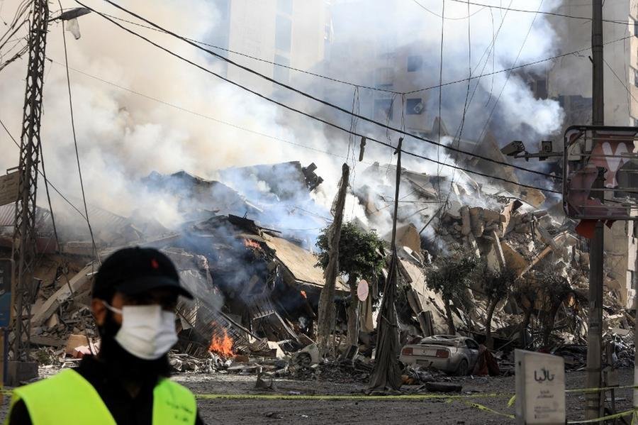 Israel bombardeou &aacute;rea central da capital do L&iacute;bano nesta quinta-feira