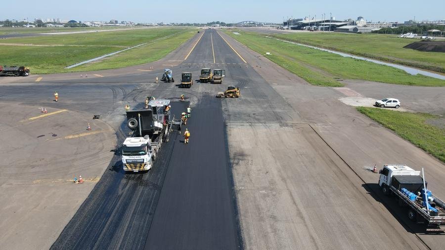 Obras est&atilde;o em fase final para retomada dos voos em 21 de outubro no Aeroporto Internacional Salgado Filho