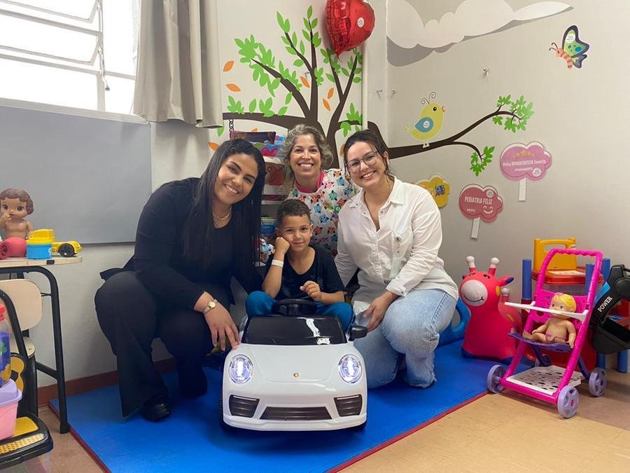 Carrinho el&eacute;trico &eacute; destinado as crian&ccedil;as internadas na Unidade da Crian&ccedil;a e do Adolescente