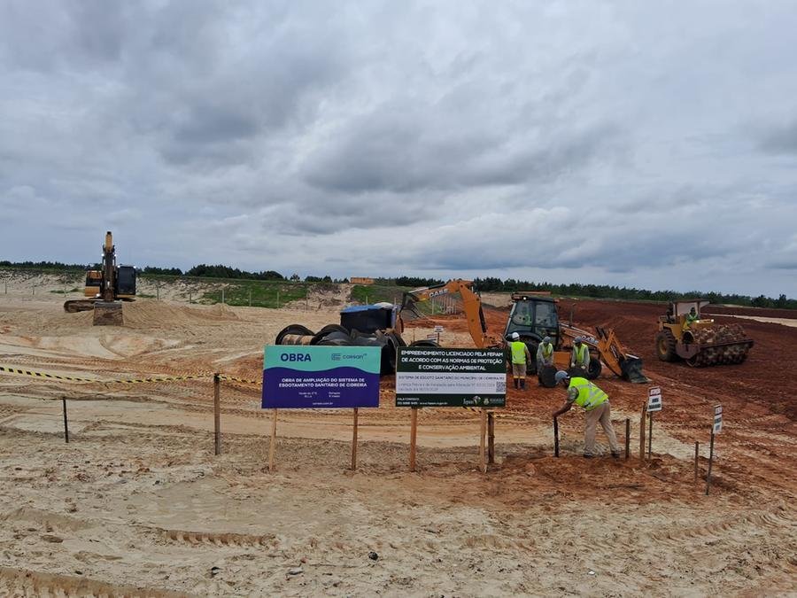 Esta&ccedil;&atilde;o est&aacute; sendo constru&iacute;da na regi&atilde;o Oeste da cidade, junto &agrave;s bacias de infiltra&ccedil;&atilde;o de esgoto j&aacute; utilizadas pela Corsan