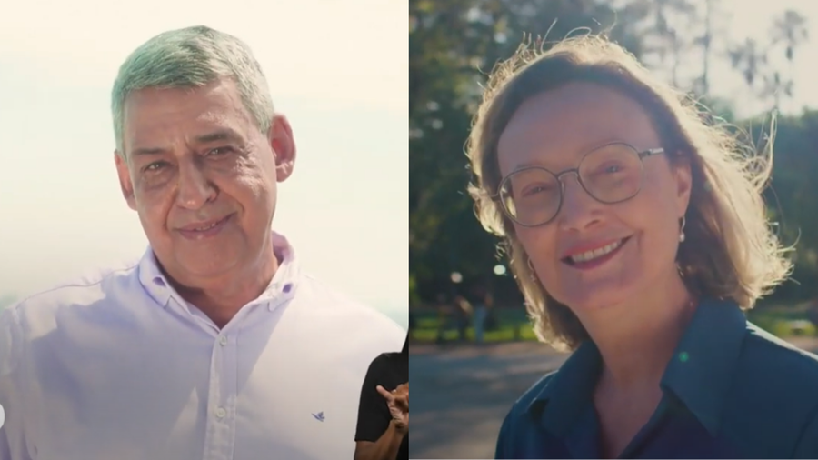 Sebasti&atilde;o Melo (MDB) e Maria do Ros&aacute;rio (PT) veiculam &uacute;ltimas propagandas eleitorais gratuitas nesta sexta-feira