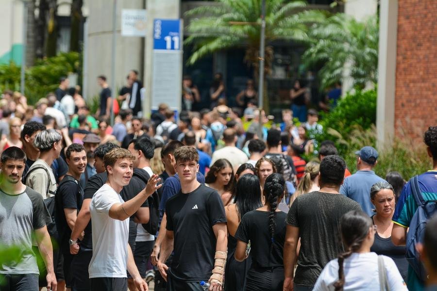 Primeiro dia de aplica&ccedil;&atilde;o do Exame Nacional do Ensino M&eacute;dio (Enem) na PUCRS