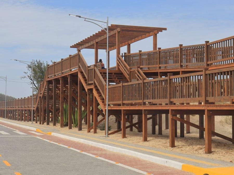 Trecho reformado da Avenida Atl&acirc;ntico &eacute; um importante incentivo ao desenvolvimento do com&eacute;rcio na regi&atilde;o