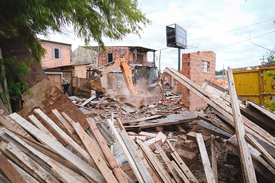 Havia ainda risco de eventual  colapso da estrutura da galeria pluvial