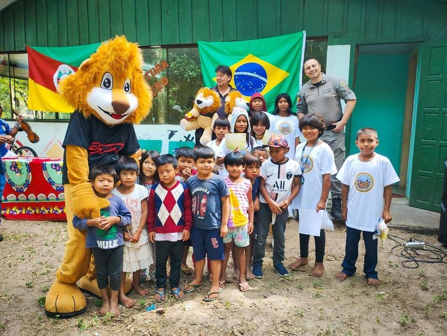 Formatura na aldeia Nhu Por&atilde; foi o primeiro evento do tipo em uma terra ind&iacute;gena no litoral Norte