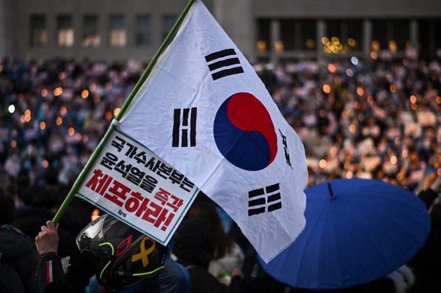 Protestos seguem na Coreia do Sul