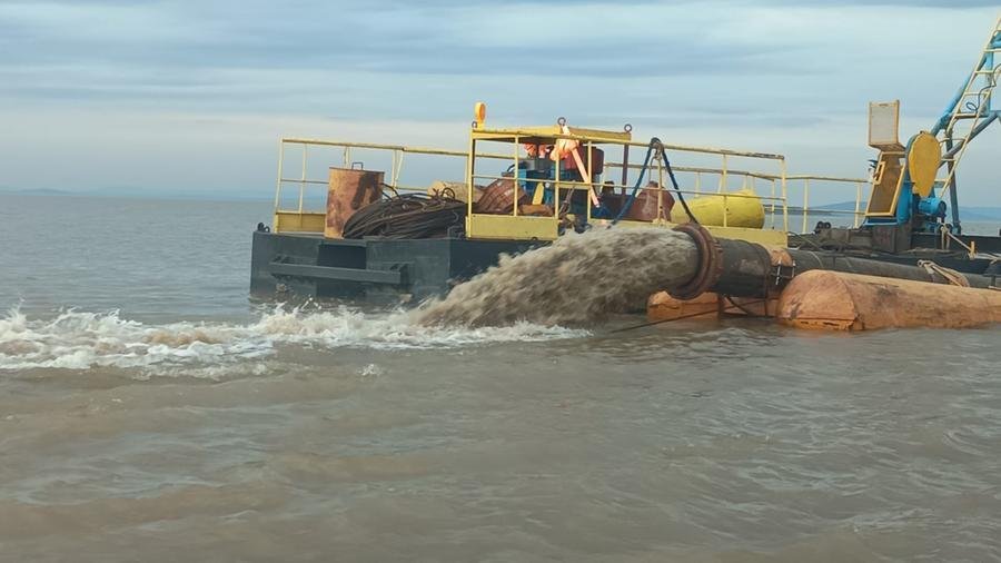 Dragagem emergencial do Canal de Itapu&atilde; foi iniciada em 26 de novembro
