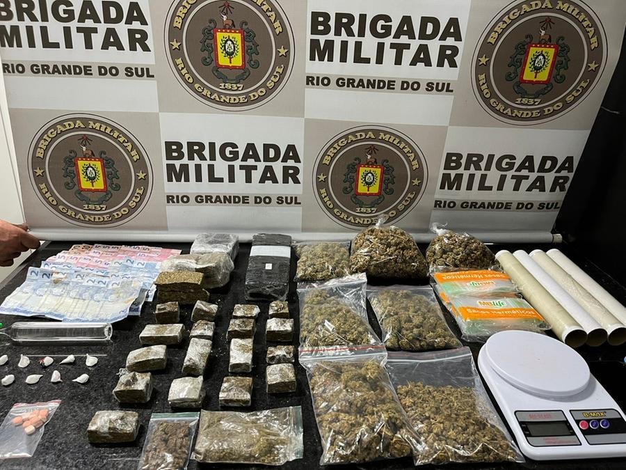 Drogas apreendidas durante a&ccedil;&atilde;o em Imb&eacute;