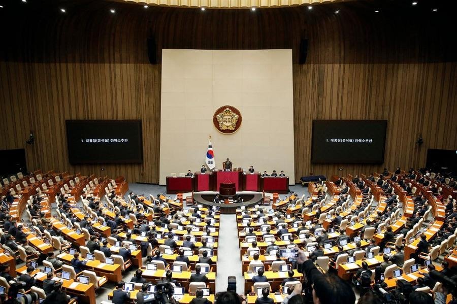 Parlamento sul-coreano destituiu, neste s&aacute;bado, Yoon Suk Yeol do cargo de presidente do pa&iacute;s