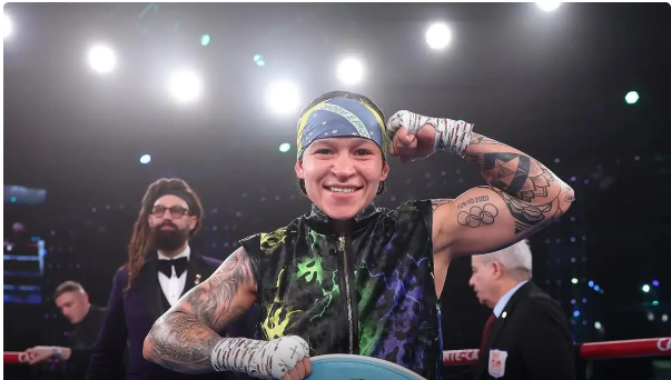 Em abril, Bia Ferreira faturou seu primeiro cintur&atilde;o de campe&atilde; mundial o peso-leve