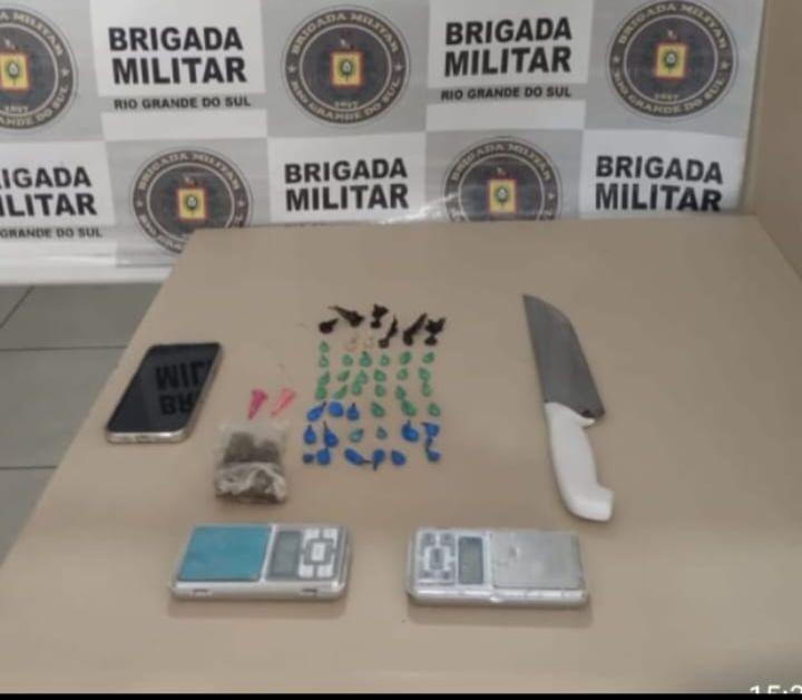 Materiais foram apreendidos durante a pris&atilde;o do suspeito em Imb&eacute;