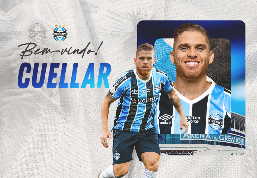 Cuellar chega ao Gr&ecirc;mio para ser titular