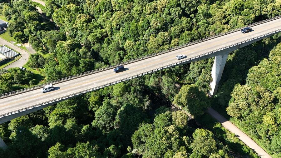 Ponte sobre o Arroio Tega est&aacute; localizada no quil&ocirc;metro 73, da ERS 122, em Caxias do Sul