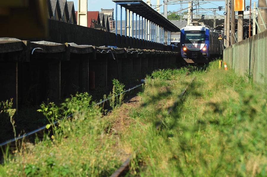 Servi&ccedil;os s&atilde;o realizados ao longo da via f&eacute;rrea da Trensurb