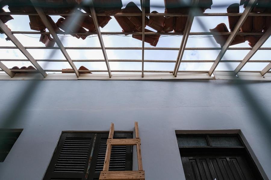 Ao menos 80 resid&ecirc;ncias foram avariadas em Os&oacute;rio