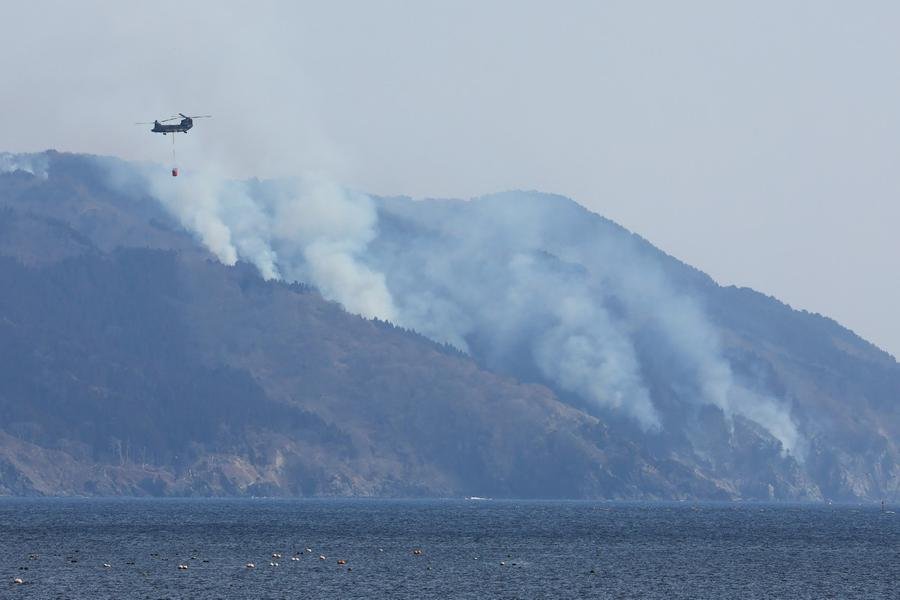 Jap&atilde;o tenta conter v&aacute;rios inc&ecirc;ndios florestais