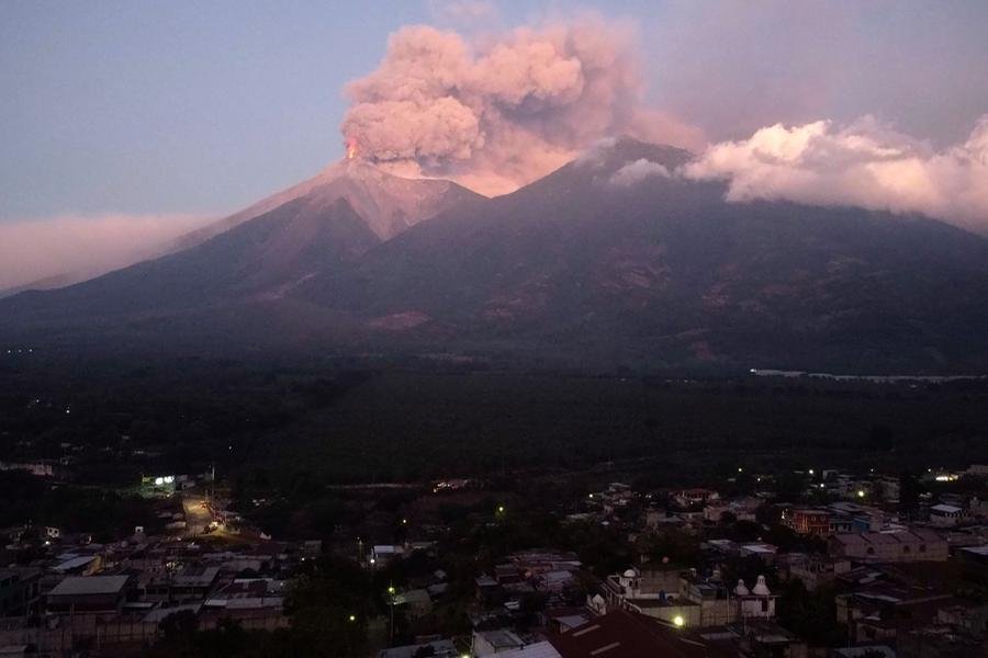 &Uacute;ltima grande erup&ccedil;&atilde;o do Vulc&atilde;o de Fogo ocorreu em maio de 2023 e levou &agrave; evacua&ccedil;&atilde;o de cerca de 1.200 pessoas