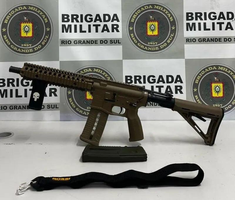Efetivo do 4&ordm; Batalh&atilde;o de Choque apreendeu fuzil na Serra