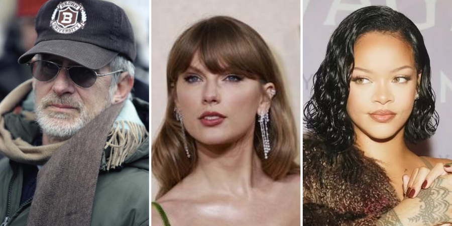 Topo do ranking de celebridades bilion&aacute;rias &eacute; ocupado pelo cineasta Steven Spielberg; Taylor Swift e Rihanna tamb&eacute;m figuram lista