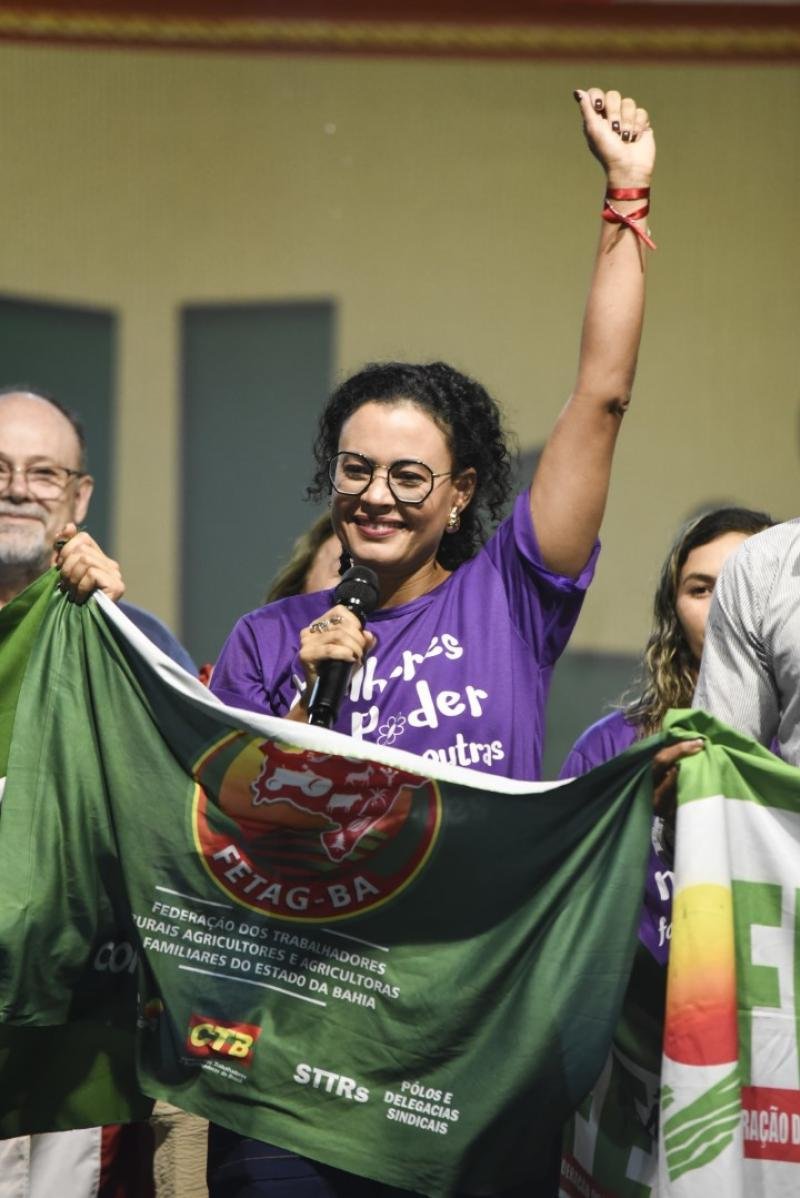 Elei&ccedil;&atilde;o de V&acirc;nia Marques Pinto ocorreu durante o 14&ordm; Congresso Nacional dos Trabalhadores Rurais Agricultores e Agricultoras Familiares, em Luizi&acirc;nia, Goi&aacute;s