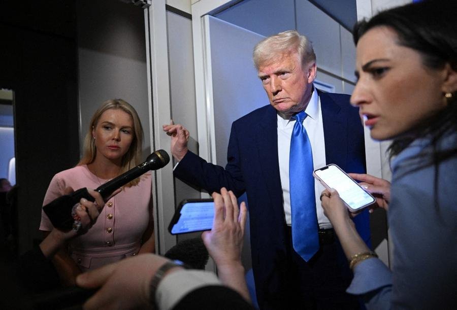 Presidente norte-americano deu entrevista no Air Force One