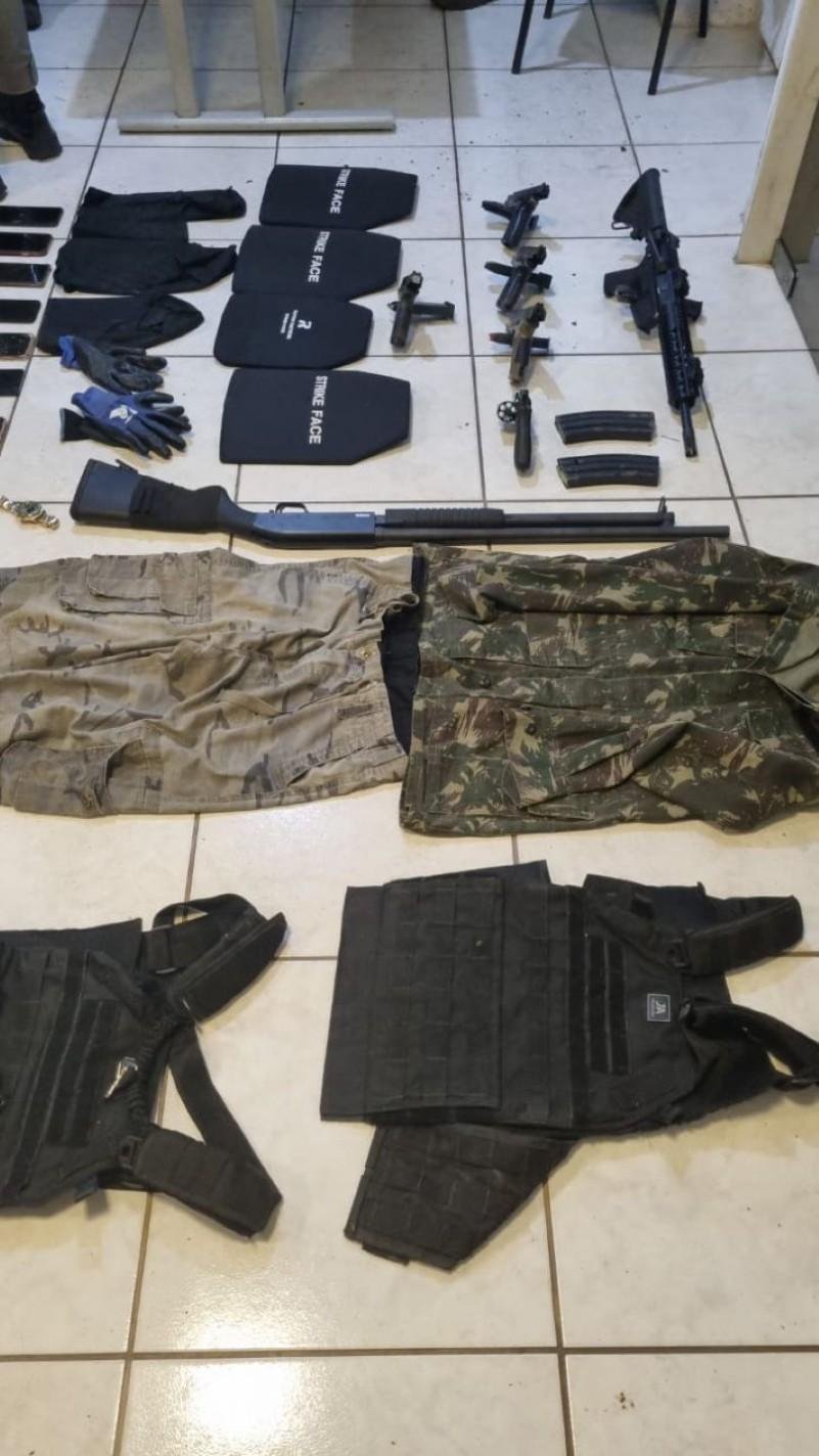 Armamento foi apreendido pela Brigada Militar