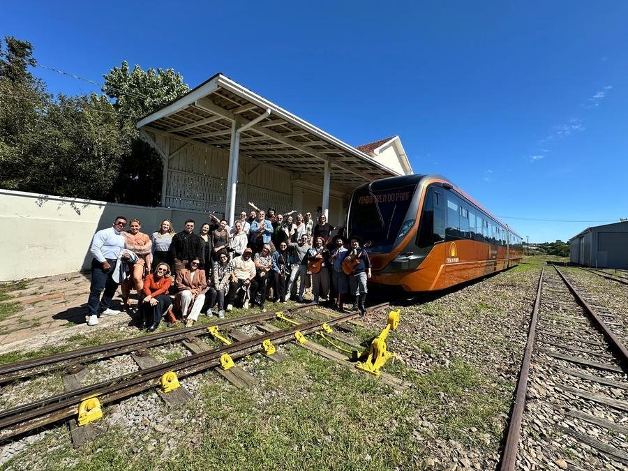 Viagem Trem do Pampa RS reuniu um grupo de 23 jornalistas e influenciadores no final de semana passado em Sant'Ana do Livramento