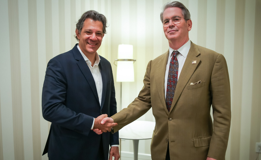 Haddad teve reuni&atilde;o fora da agenda oficial