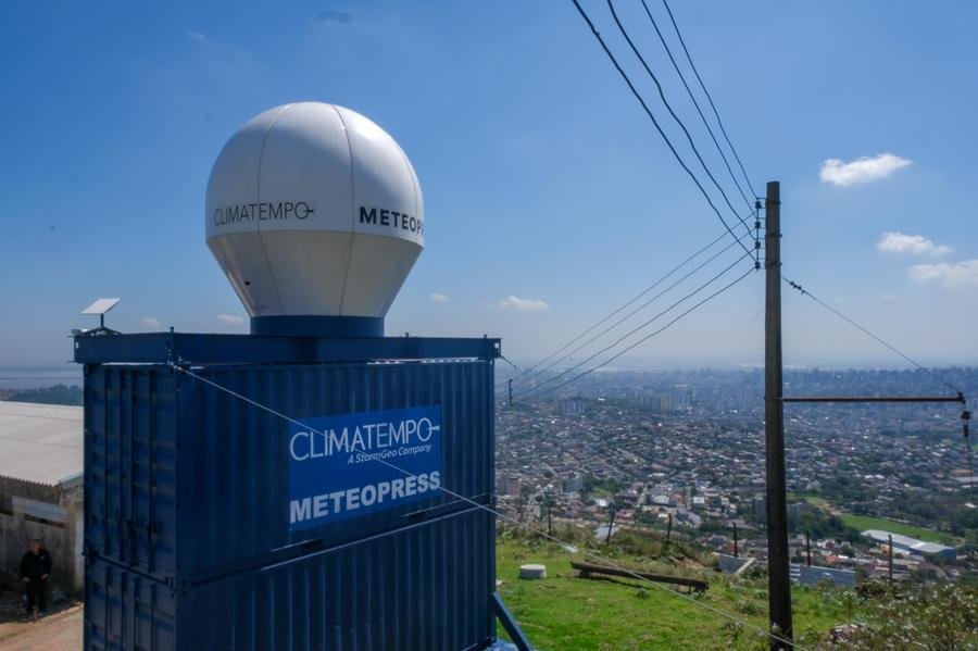Radar foi instalado pela Climatempo, vencedora da licita&ccedil;&atilde;o com o governo do Estado