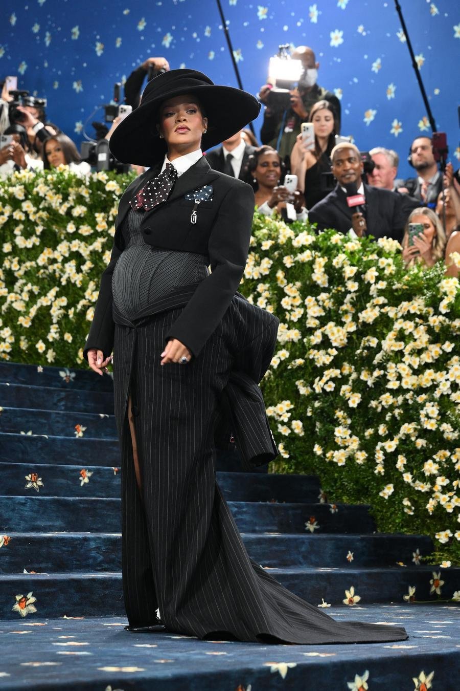 Rihanna anunciou sua 3&ordf; gravidez no evento