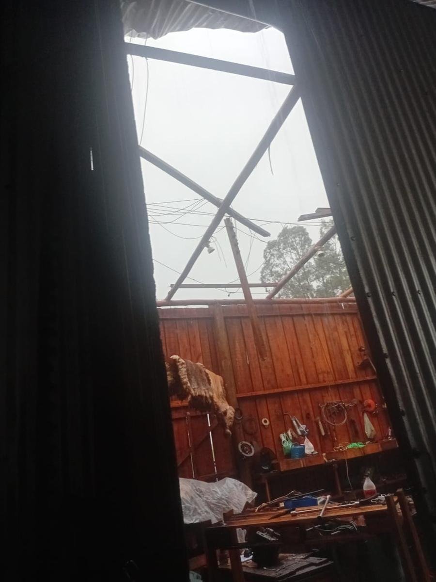 Estragos foram contabilizados em resid&ecirc;ncias entre Manoel Viana e Alegrete.