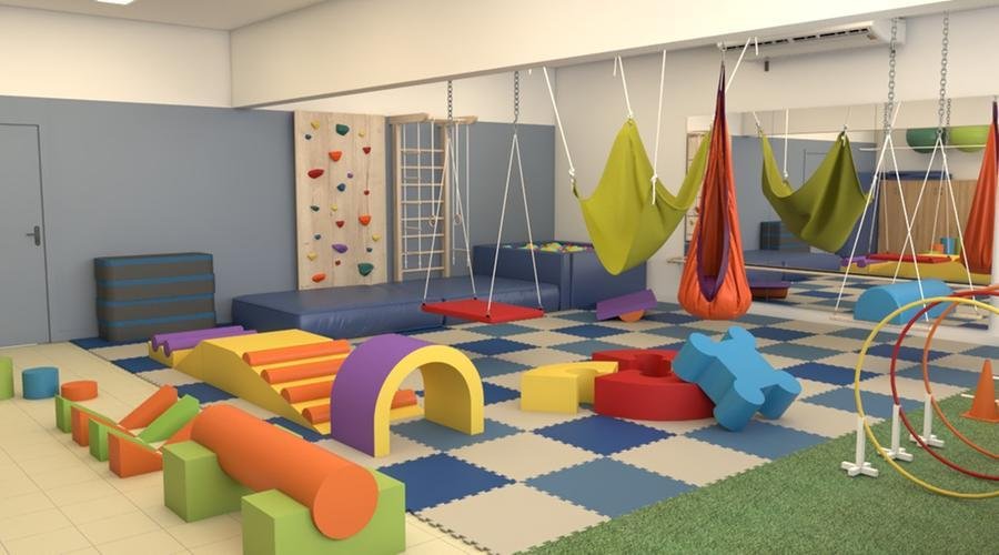 A estrutura est&aacute; pronta e comp&otilde;e v&aacute;rios espa&ccedil;os entre eles a sala de  psicomotricidade, gin&aacute;sio e Cl&iacute;nica do Movimento Humano, at&eacute; mesmo piscina.