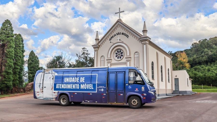 A Unidade M&oacute;vel estar&aacute; at&eacute; sexta-feira em ruas do centro da cidade para imunizar as pessoas entre 17h e 19h