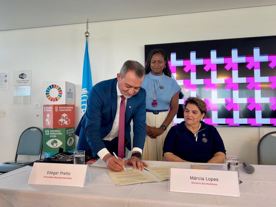A cerim&ocirc;nia de posse foi realizada nesta quarta-feira, na Casa da ONU em Bras&iacute;li