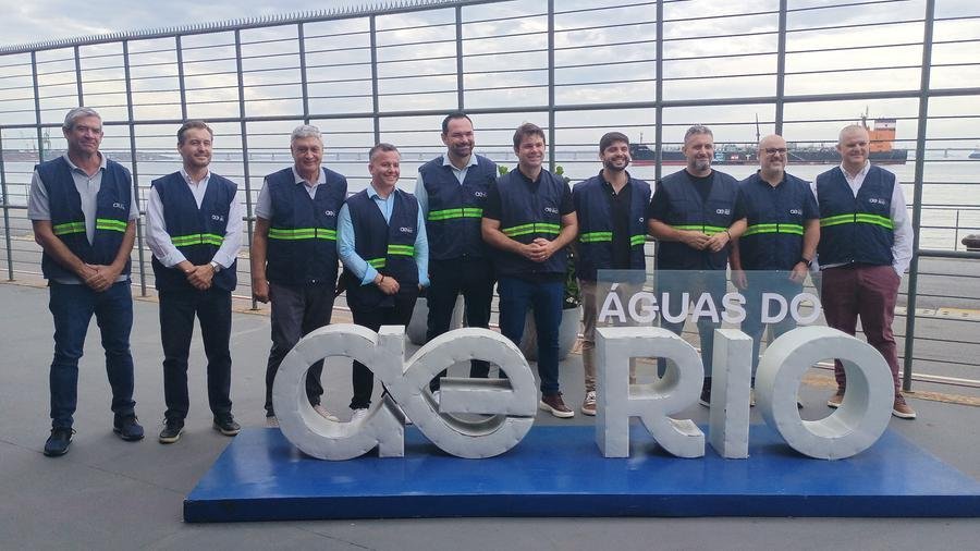 Deputados estaduais do RS visitaram a &Aacute;guas do Rio, concession&aacute;ria administrada pela Aegea no Rio de Janeiro